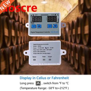 U50A Digital Fahrenheit and Centigrade Thermostat 10A Output