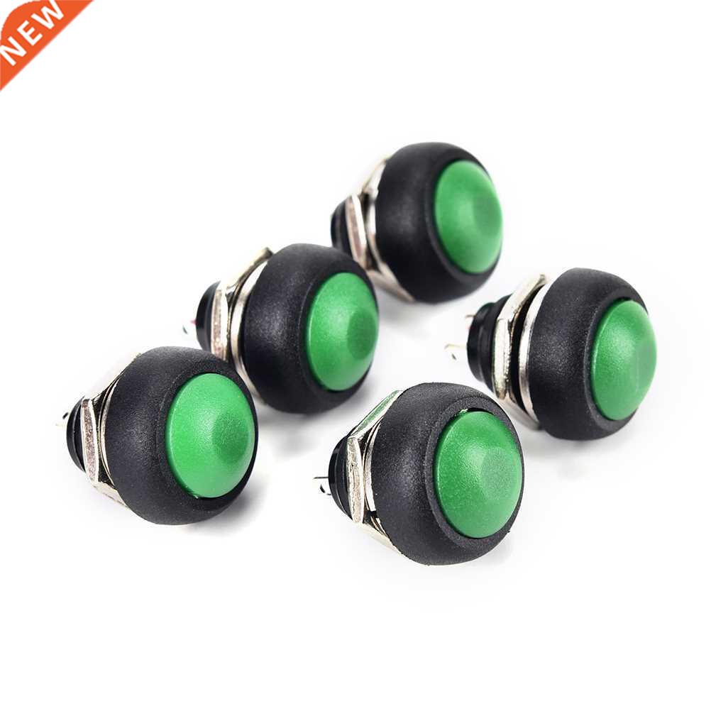 5PCS Black/Red/Green/Yellow/Blue 12mmMomentary Push button