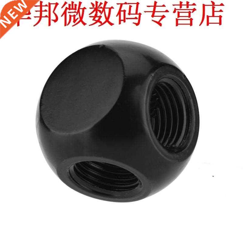 g1/4 spherical tube 4 ways fitting connector for pc cooling