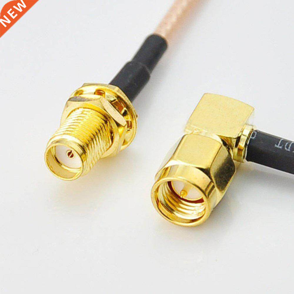 Cable SMA Female Jack Bulkhead to SMA Male Plug Right Angle