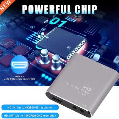 Multifunctional USB3.0 Video Capture Card with Microphone In