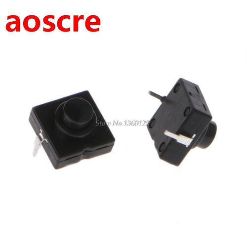 10PCS Flashlight Button Switch 1A 30V CB-1212-112D 2Pin Ultr