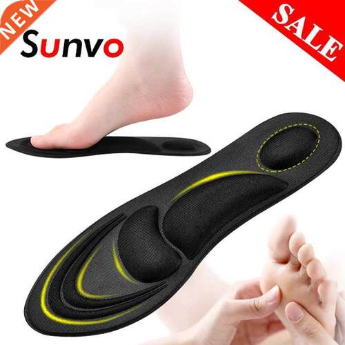 *Orthotic Insoles Flat Feet Arch Support Memory Foam Plantil