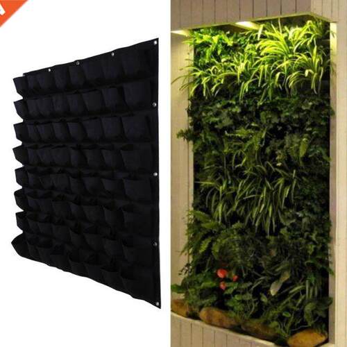 6/9/12/18/56/64 Pockets Garden Hanging Planter Vertical Gard