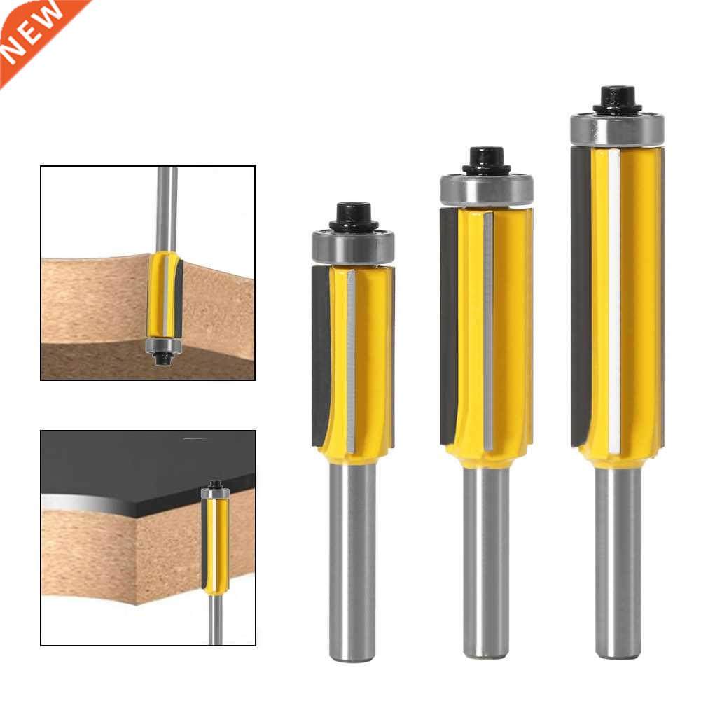 1pcs Woodworking Cutter 8mm Shank Trim Router Bit with Beari