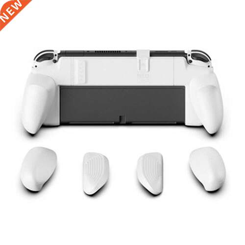 For Switch OLED Grip Case Cover Shell with Replaceable Ergon
