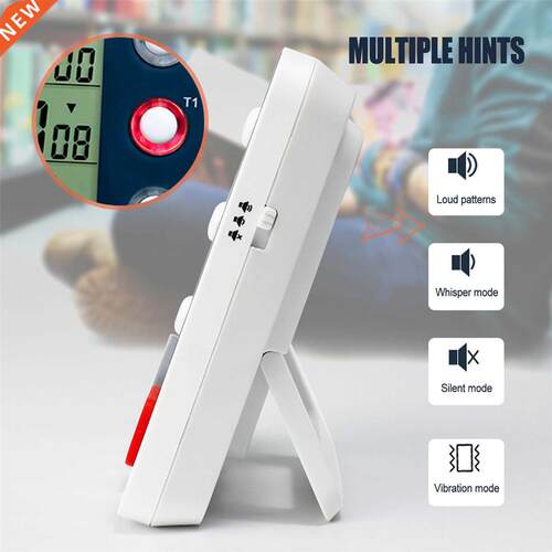 Digital Dual Kitchen Timer  Channels Count UP/Down Timer Co