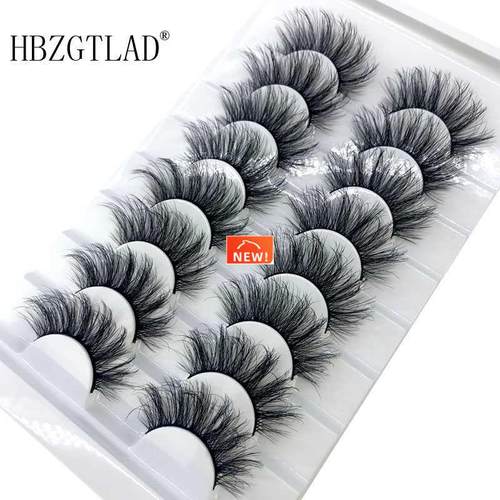 8/20 Pairs 3D Mink Hair False Eyelashes Natural/Thick Long