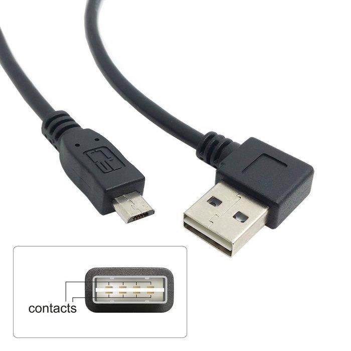 USB 2.0 Male to Micro USB 5Pin Male Cable 100cm Reversible D