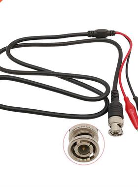 BNC Male to Dual Alligator Clips Test Cable Scilloscope Croc
