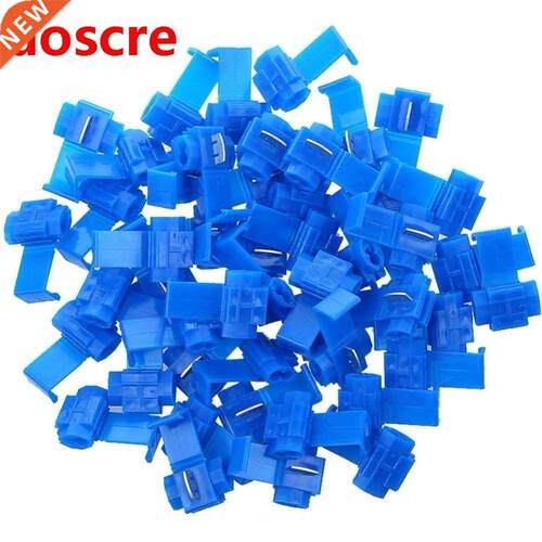 10pcs 16-14 blue Gauge Double Run Solderless Wire Connectors