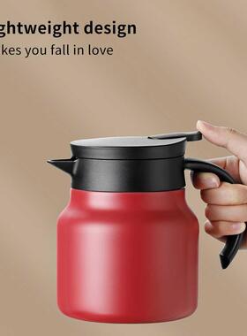 Thermal Coffee Carafe Tea Pot - 04 Stainless Steel Double W