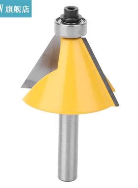 8mm Shank Chamfer Bevel Edging Router Bit With Bearing Woodw