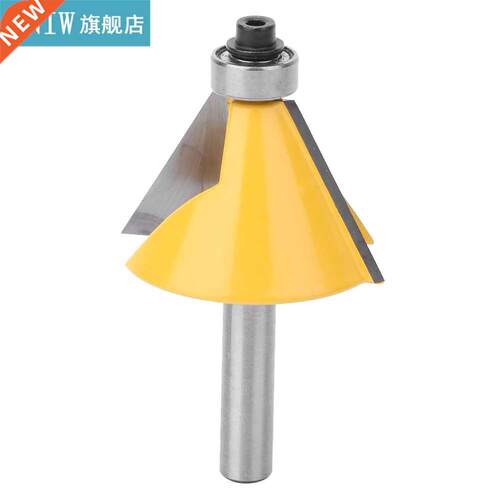 8mm Shank Chamfer Bevel Edging Router Bit With Bearing Woodw