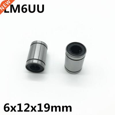 10pcs LM6UU ball bearing inner diameter 6x12x19mm guide line