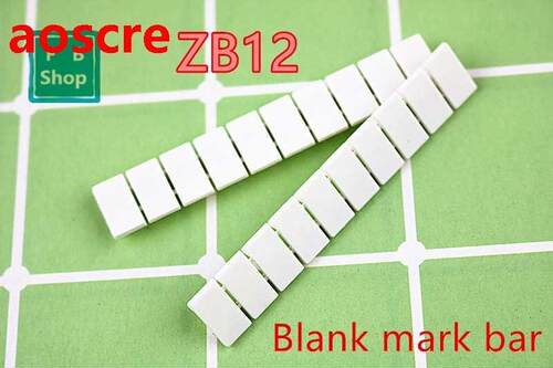 100PCS ZB12 blank mark bar for UK16N Din Rail Terminal Block
