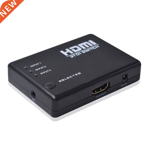 HDMI Switch Switcher 1080P 3 into 1 Splitter for HDTV PS3 DV