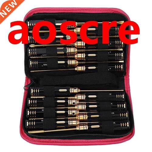 16Pcs Hex Phillips Screw Flat Nut Screwdriver Tools With Bag