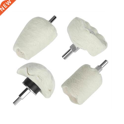 1PCS Polishing Wheel Cylindrical T-shaped Tapered White Clot