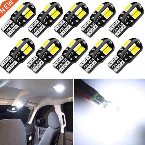 10x Error Free T10 LED W5W 2825 Interior Light Bulb BMW E46