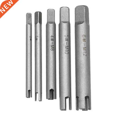 5pcs M5-M12 Damaged Tap Extractor Alloy Screw Tap Remover