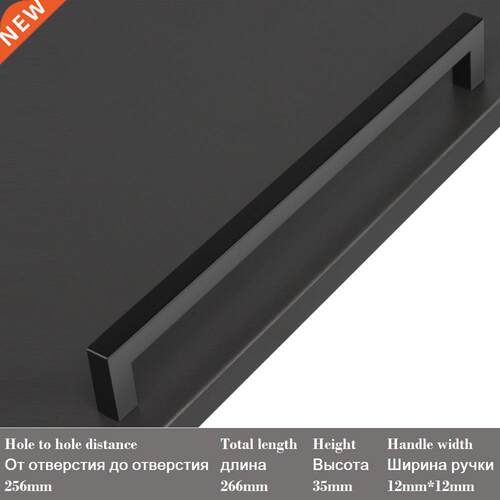 *Minimalism Cabinet Handles and knobs Matte Black Kitchen Ha