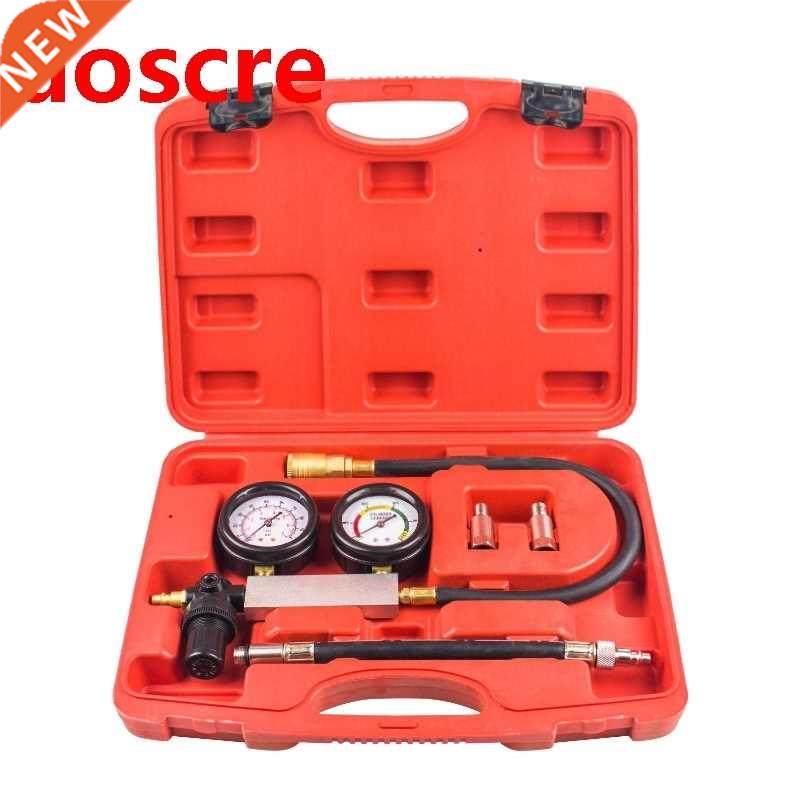 Double Petrol Gas Engine Cylinder Compressor Gauge Meter Tes