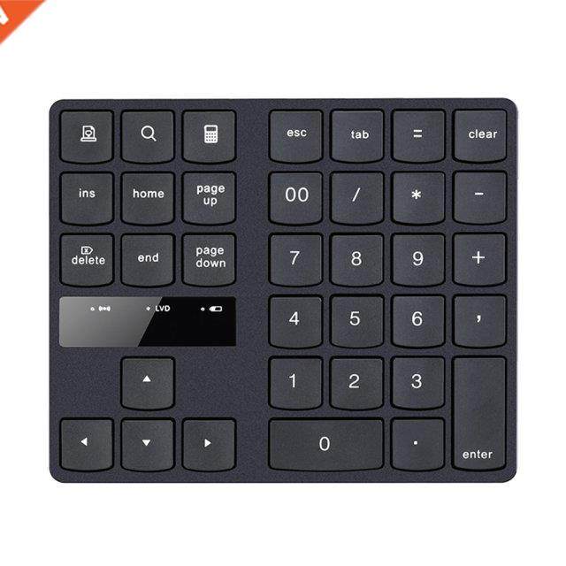 2.4GHz Wireless Keyboard 35-key Multimedia Rechargeable Keyp