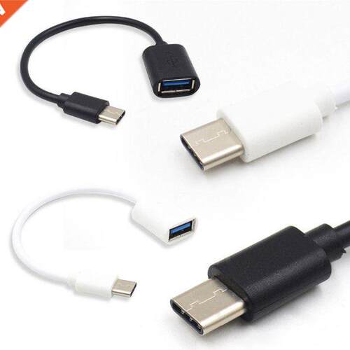 USB 3.1 To USB 2.0 OTG Adapter Type C Data Cable Connector F