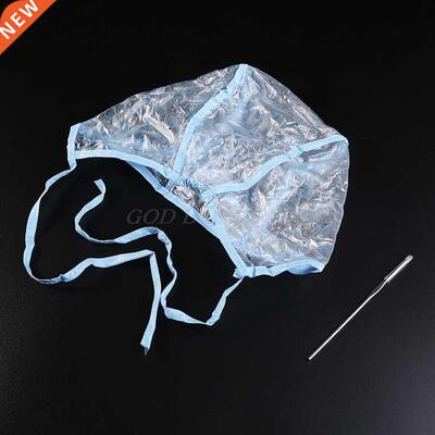 2Pcs/set Hair Dyeing Cap + Hook Brush Coloring Highlighting