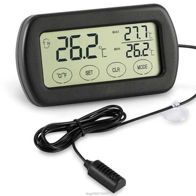 Large Touch Screen Thermometer Hygrometer Indoor Outdoor Car