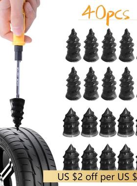 40PCs Car Vacuum Tyre Repair Nail Car Truck Motorcycle Rubbe