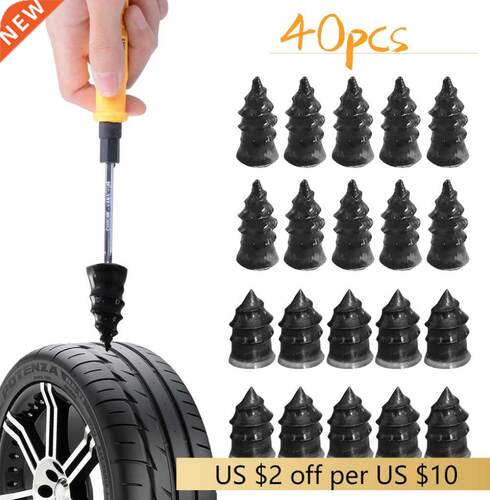 40PCs Car Vacuum Tyre Repair Nail Car Truck Motorcycle Rubbe