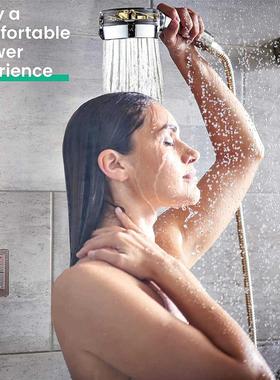 Turbo Propeller Water Saving Shower Head and Holder High Pre