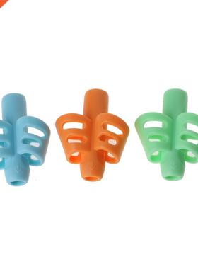 Pcs Two-finger Grip Silicone Baby Pencil Holder Learn Writi