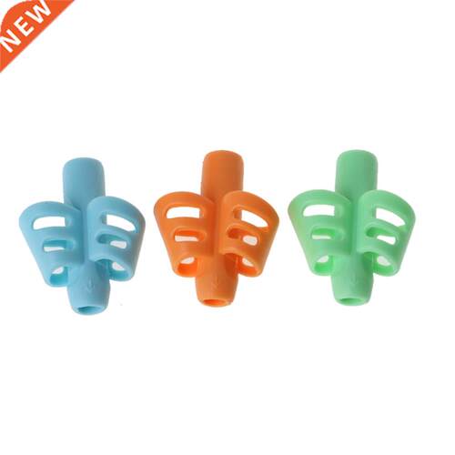 Pcs Two-finger Grip Silicone Baby Pencil Holder Learn Writi