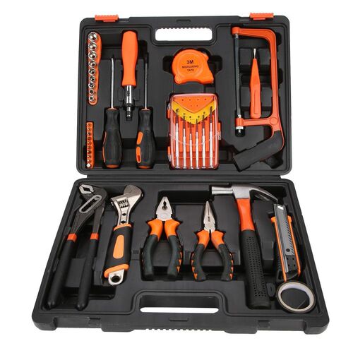 39pcs Socket Wrench Tool Kit Screwdriver Knife Toolbox Repai