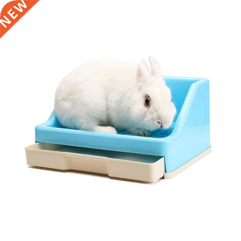 Pet Tray Rabbit Cage Corner Litter Box Anti-spill Edge Plast