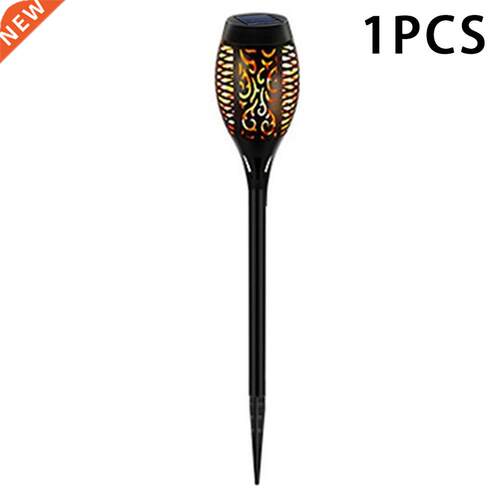 New 12led Solar Flame Lamp Outdoor Induction Garden Courtyar