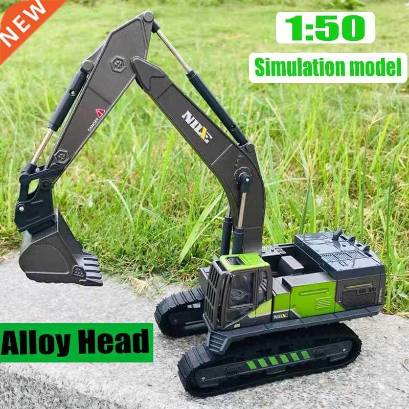 1:50 Simulation Alloy Head Diecasts Toy Engineering Vehicle