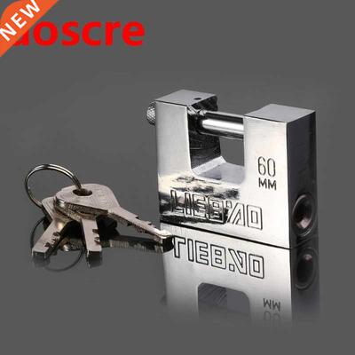 60mm Steel Burglar Padlock Securty Safety Lock Antque Hor