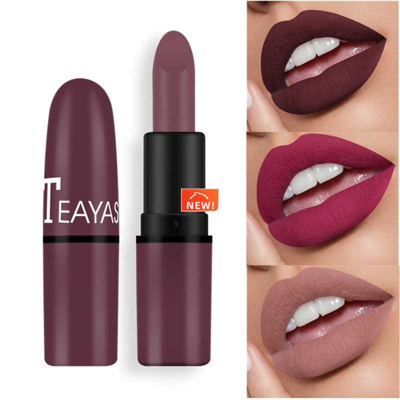 12 color sexy red lips matte velvet lipstick pencil cosmetic