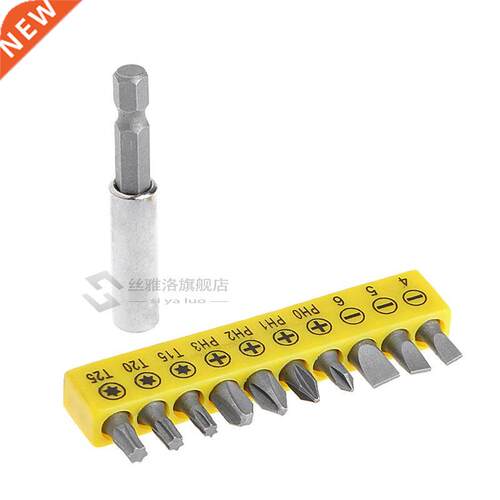 10pcs Screwdriver Bit Precision Torx Bits Hex Socket Magnet