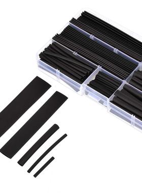 160pcs/box Heat Shrink Tubing Kit Heat Shrink Tube Cable Sle