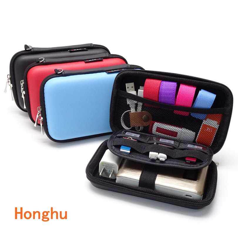 2.5 inch mobile hard disk bag multi function data cable dig