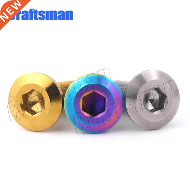 5 / 6 Pcs M8 Titanium Bolt Motorcycle Brake Disc Series Scre