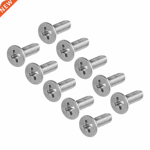 50Pcs M4x12mm Flat Head hine Screws, Phillips Cross Screw