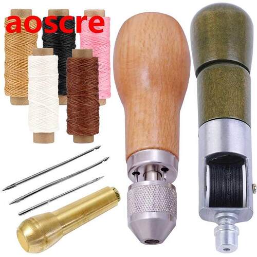 Sewing Awl Kit Portable Stitching Awl Hand Stitcher Repair T
