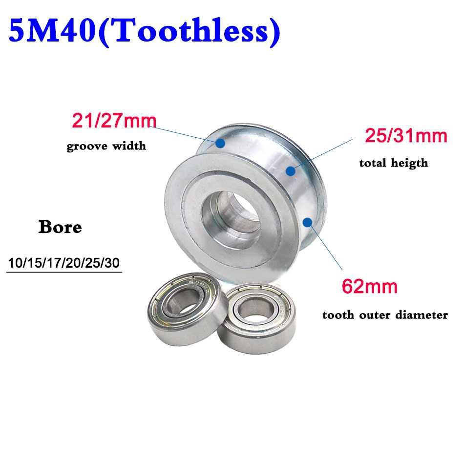 1PCS 5M 40 Tooth 50 Tooth Idler Timing Pulley Synchronous Wh
