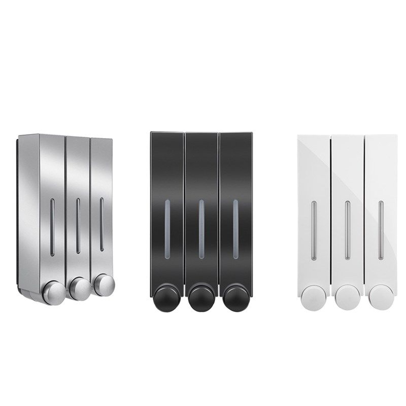 Wall Mounted Bathroom Liquid Soap Dispenser Shampoo Bottle